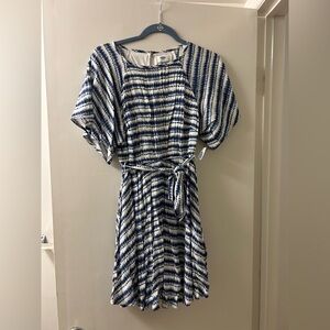Lightweight Dress in Blue & White by Old Navy